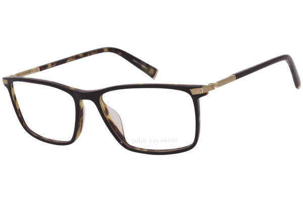 John Varvatos V408 Eyeglasses Men's Full Rim Rectangular Optical Frame