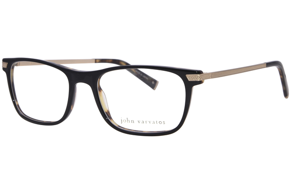  John Varvatos V412 Eyeglasses Men's Full Rim Rectangular Optical Frame 