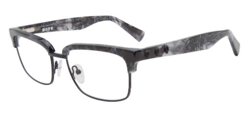 John Varvatos VJV186 Eyeglasses Men's Full Rim Rectangle Shape