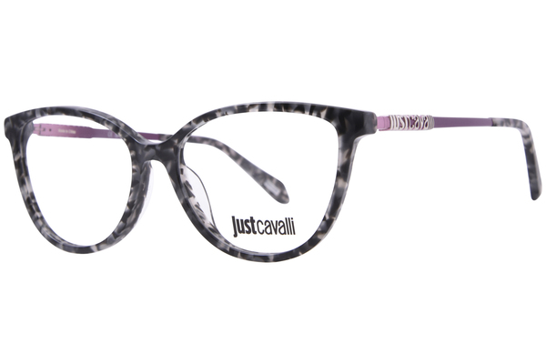  Just Cavalli VJC008 Eyeglasses Women's Full Rim Cat Eye 