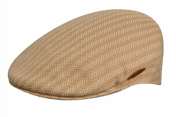  Kangol Men's Ardsley Herringbone 504 Flat Hat 