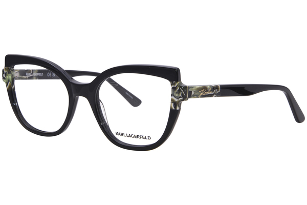  Karl Lagerfeld KL6132 Eyeglasses Women's Full Rim Cat Eye 