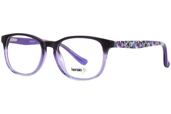  Kensie Dilemma Eyeglasses Youth Girl's Full Rim Square Shape 