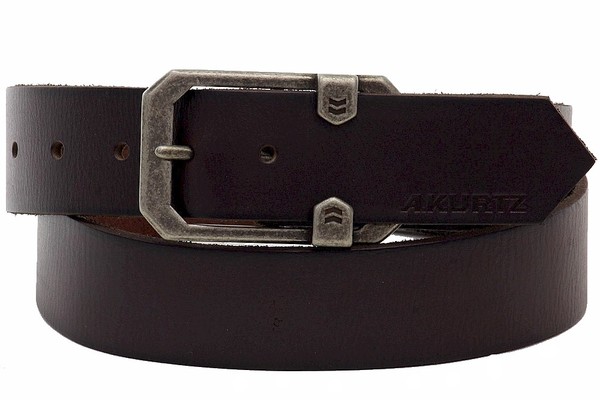 Kurtz Men's Tyson Fashion Genuine Buffalo Leather Belt