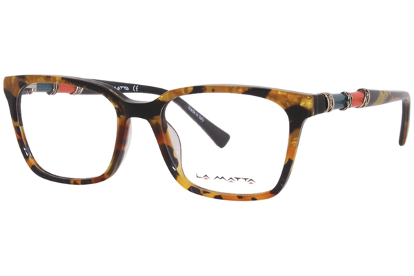 La Matta LMV3321-2 Eyeglasses Women's Full Rim Rectangle Shape