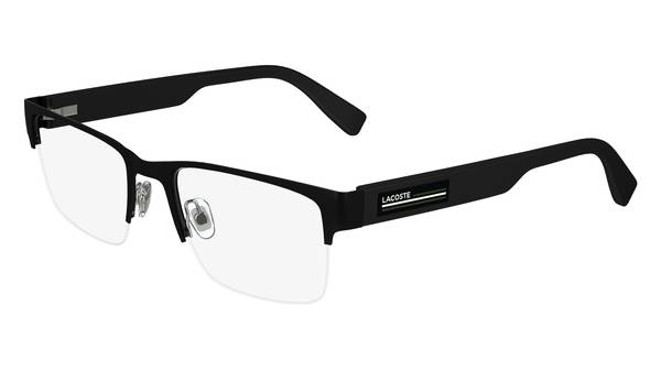  Lacoste L2299 Eyeglasses Men's Semi Rim Rectangle Shape 