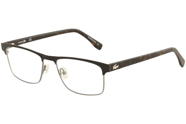 Lacoste L2198 Eyeglasses Men's Full Rim Rectangle Shape