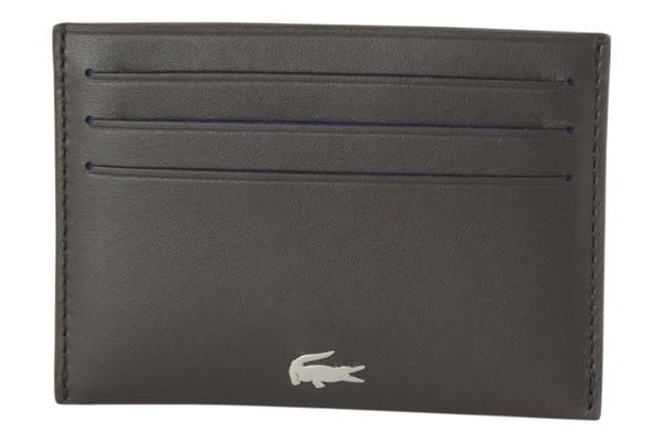  Lacoste Men's Fitzgerald Genuine Leather Card Holder Wallet 