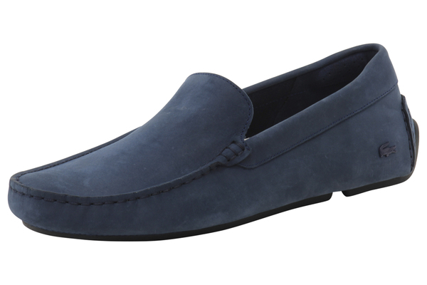 lacoste mens shoes slip on leather loafers