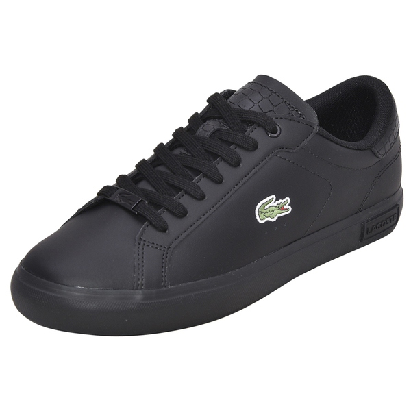  Lacoste Men's Powercourt-1121-1 Sneakers Burnished Leather Shoes 