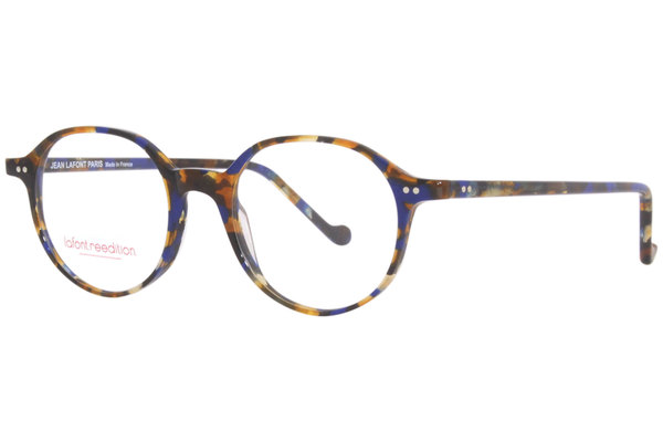  Lafont Reedition Goncourt Eyeglasses Women's Full Rim Round Shape 