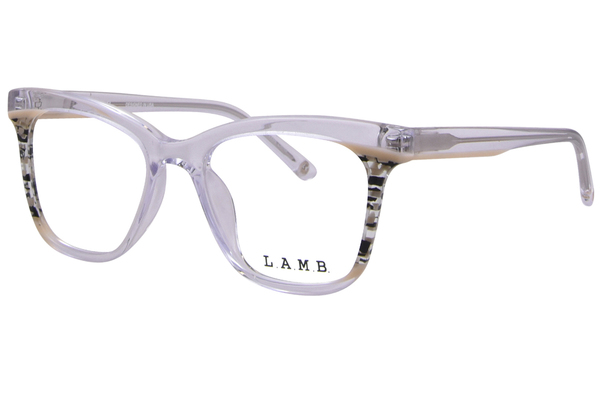 L.A.M.B. LA095 Eyeglasses Women's Full Rim Square Shape