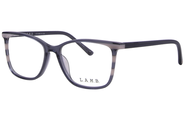 L.A.M.B. LA099 Eyeglasses Women's Full Rim Square Shape