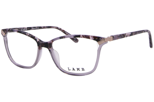 L.A.M.B. LA112 Eyeglasses Women's Full Rim Square Shape