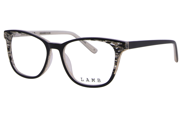 L.A.M.B. LA124 Eyeglasses Women's Full Rim Oval Shape