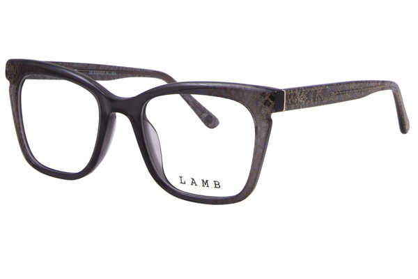 L.A.M.B. LA126 Eyeglasses Women's Full Rim Square Shape