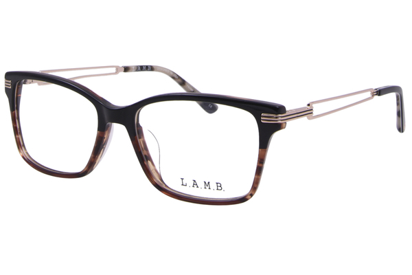  L.A.M.B. LAUF115 Eyeglasses Women's Full Rim Oval Shape 