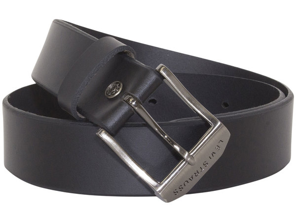  Levi's Men's Genuine Bridle Leather Belt Beveled Edge 