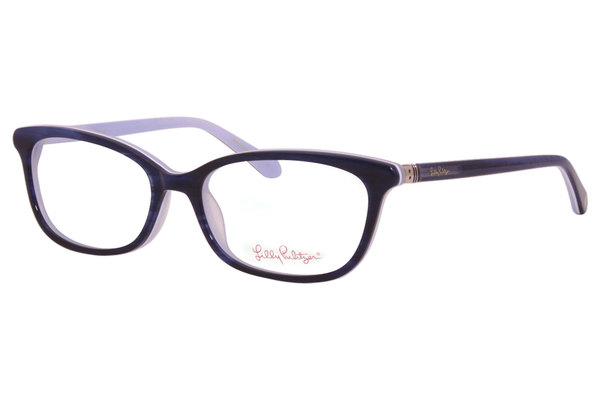  Lilly Pulitzer April Eyeglasses Women's Full Rim Cat Eye Optical Frame 