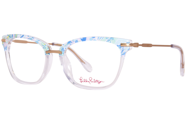 Lilly Pulitzer Brightlee Mini Eyeglasses Youth Girl's Full Rim Square Shape