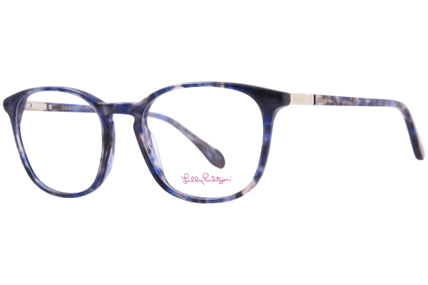  Lilly Pulitzer Carter Eyeglasses Women's Full Rim Square Shape 