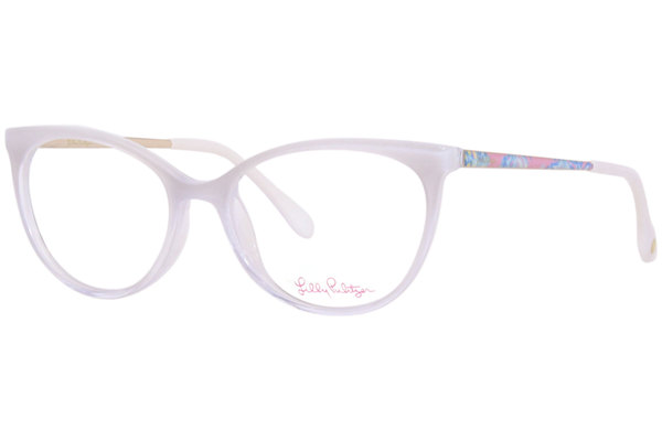  Lilly Pulitzer Charlize Eyeglasses Women's Full Rim Cat Eye 