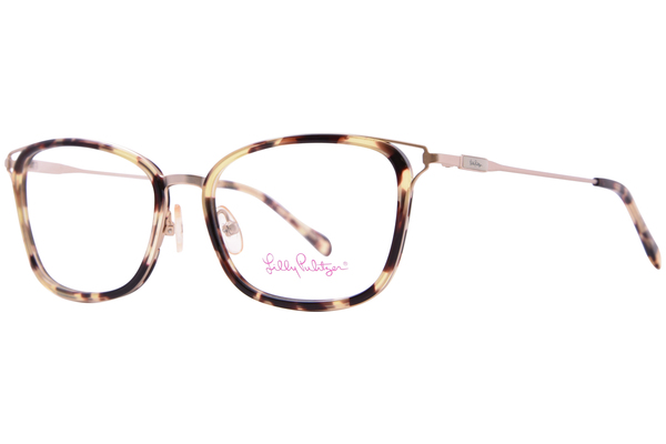 Lilly Pulitzer Embry Eyeglasses Women's Full Rim Rectangle Shape