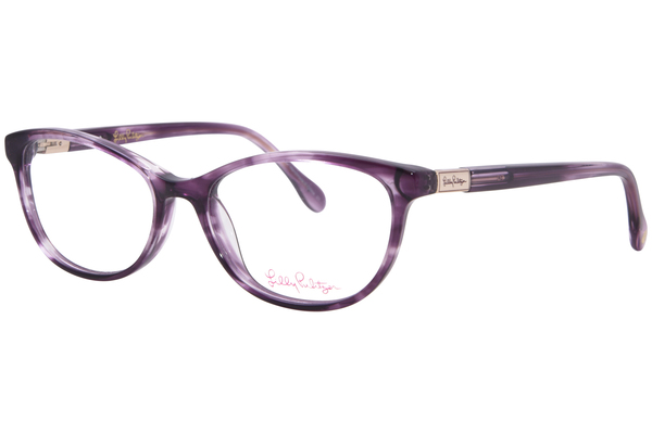  Lilly Pulitzer Foster Eyeglasses Women's Full Rim Cat Eye Optical Frame 