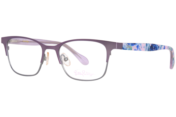  Lilly Pulitzer Kizzy Eyeglasses Youth Girl's Full Rim Square Shape 