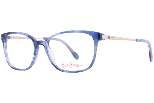 Lilly Pulitzer Rossi Eyeglasses Women's Full Rim Rectangle Shape