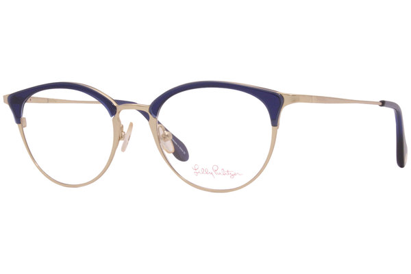 Lilly Pulitzer Shanna Eyeglasses Women's Full Rim Round Optical Frame