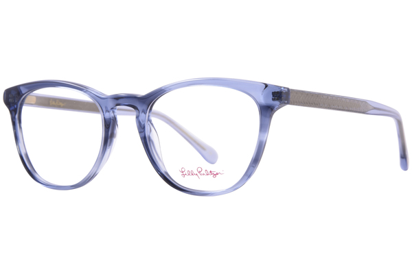  Lilly Pulitzer Sheree Eyeglasses Women's Full Rim Square Shape 