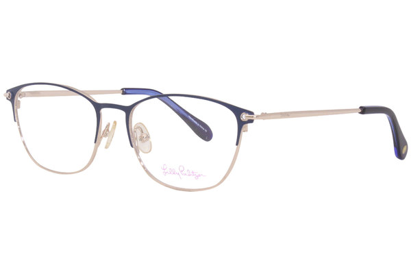  Lilly Pulitzer Starboard Eyeglasses Women's Full Rim Square Optical Frame 