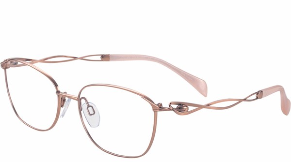 Line Art by Charmant XL2148 Eyeglasses Women's Semi Rim Titanium Optical Frame