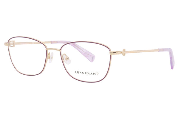 Longchamp Eyeglasses Frame Women s LO2128 512 Purple Gold 55 17