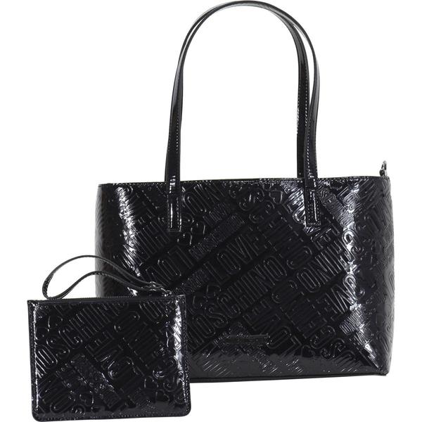  Love Moschino Women's Embossed Logo Tote Handbag 