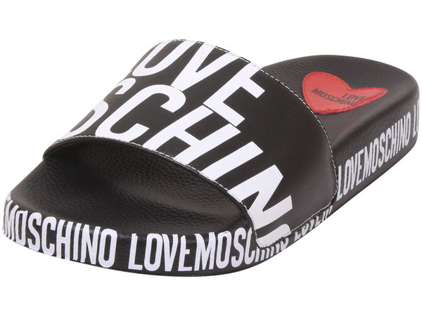 Love Moschino Women's Logo Pool Slides 