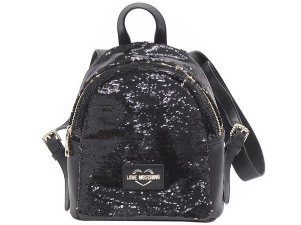  Love Moschino Women's Sequin Backpack Bag 