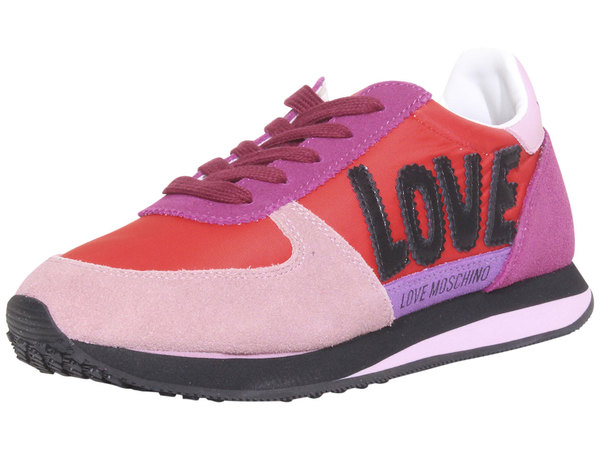  Love Moschino Women's Sneakers Low-Top Shoes Love Patch 