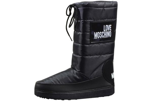  Love Moschino Women's Techno Fabric Boots Shoes 