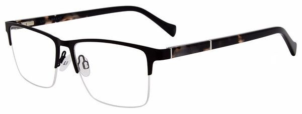 Lucky Brand VLBD320 Eyeglasses Semi Rim Rectangle Shape