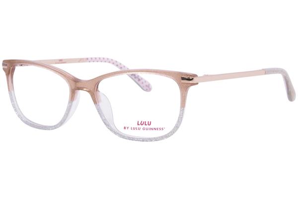 Lulu by Lulu Guinness LK040 Eyeglasses Youth Kids Girl's Full Rim Square Shape