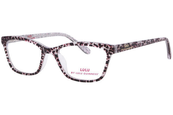  Lulu By Lulu Guinness LK044 Eyeglasses Youth Kids Girls Full Rim Rectangle Shape 