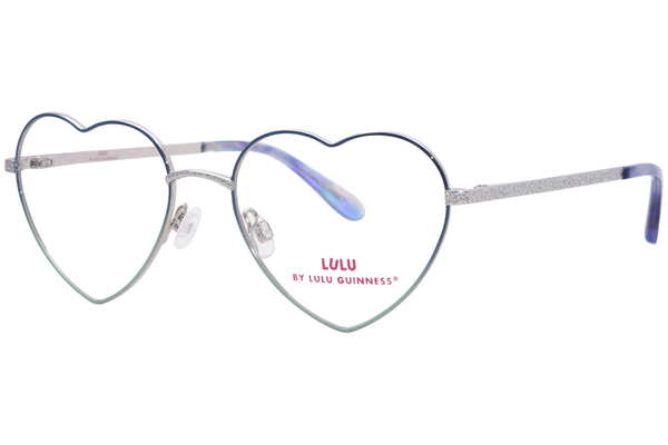  Lulu By Lulu Guinness LK046 Eyeglasses Youth Kids Girl's Full Rim Oval Shape 