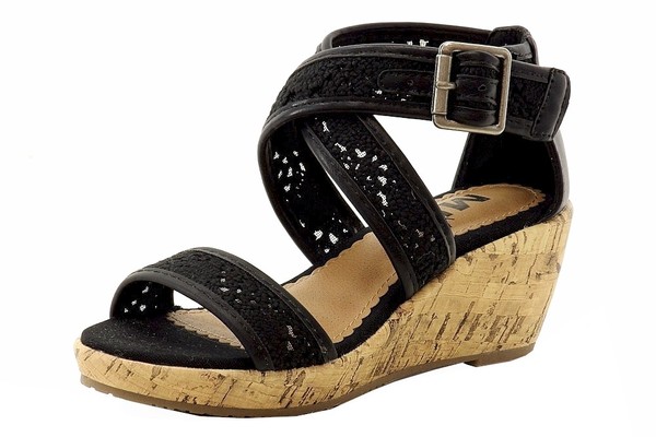 mia strappy wedge sandal