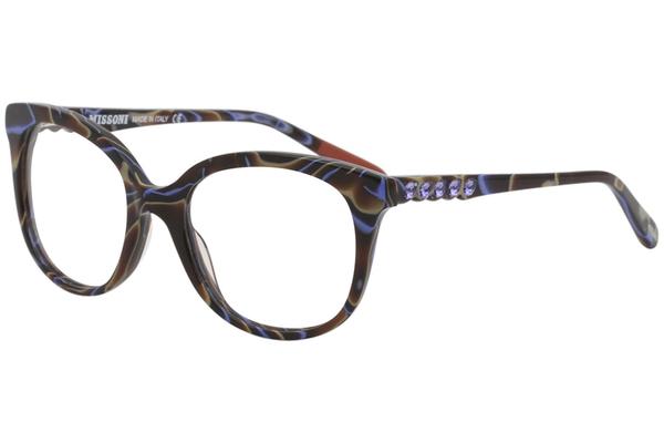  Missoni Women's Eyeglasses MI313V MI/313/V Full Rim Optical Frame 