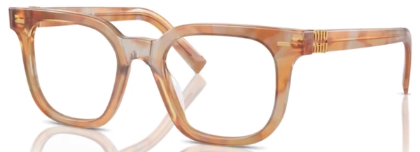  Miu Miu MU 06XV Eyeglasses Women's Full Rim Square Shape 