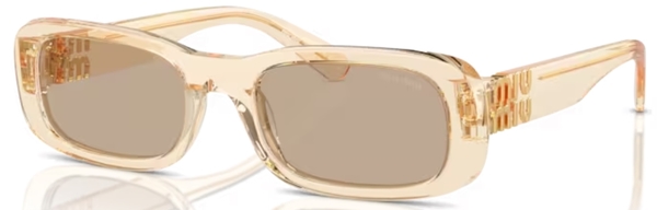  Miu Miu MU 08ZS Sunglasses Women's Rectangle Shape 