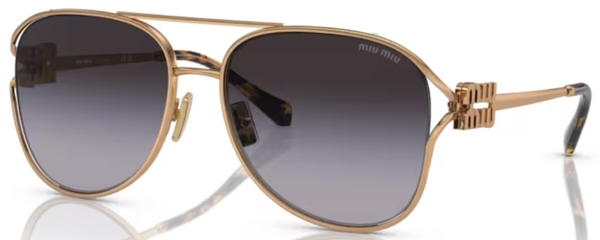  Miu Miu MU 52ZS Sunglasses Women's Pilot 