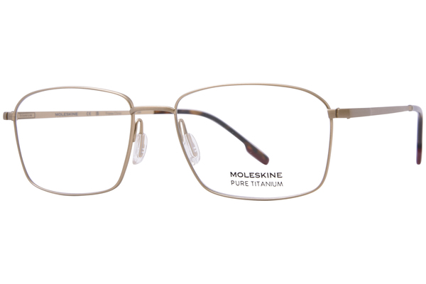  Moleskine Hypoallergenic MO9006 Eyeglasses Men's Full Rim Rectangle Shape 